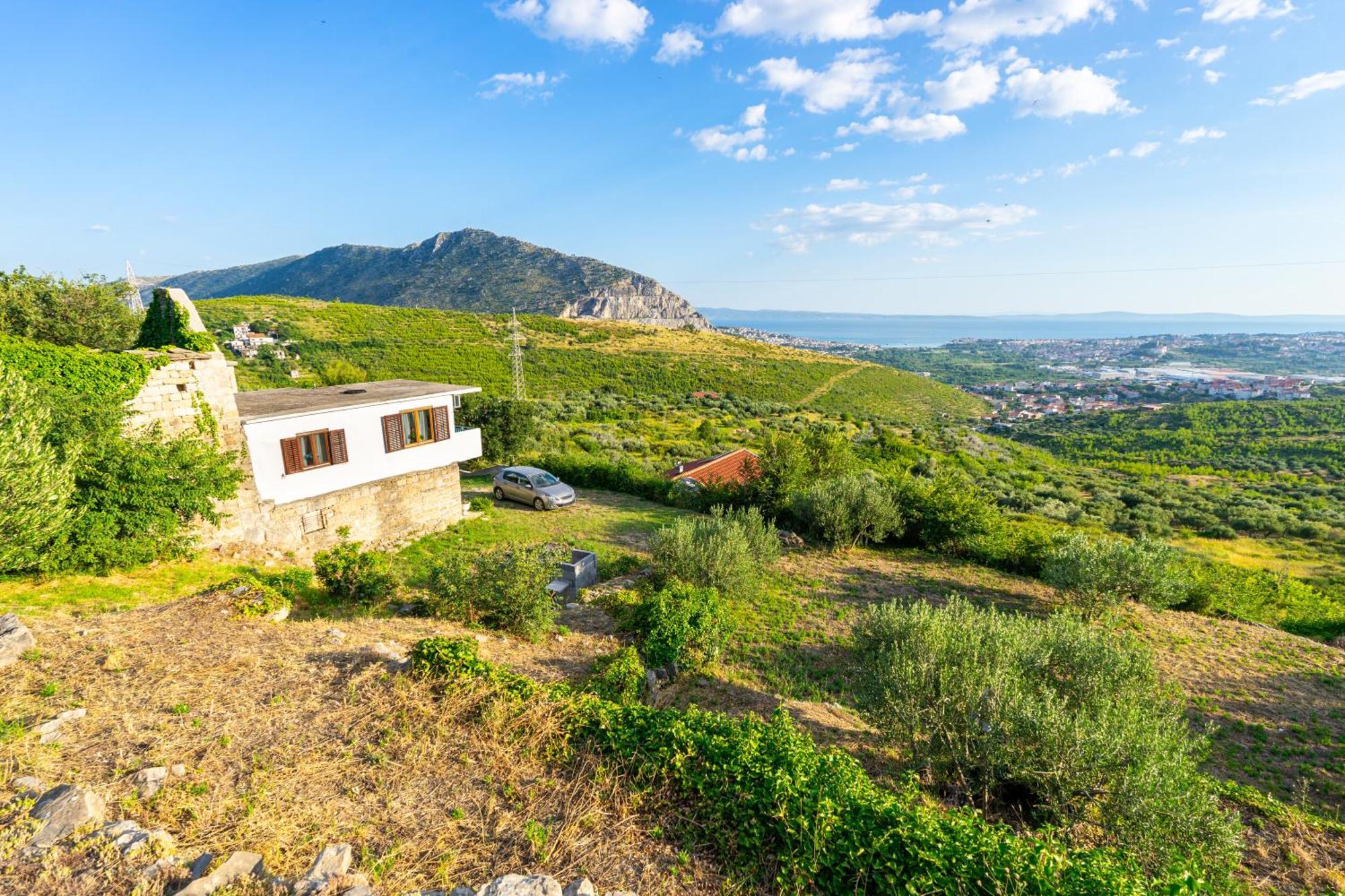 Olive Garden House In Zrnovnica With A View & Bbq Žrnovnica Exterior foto