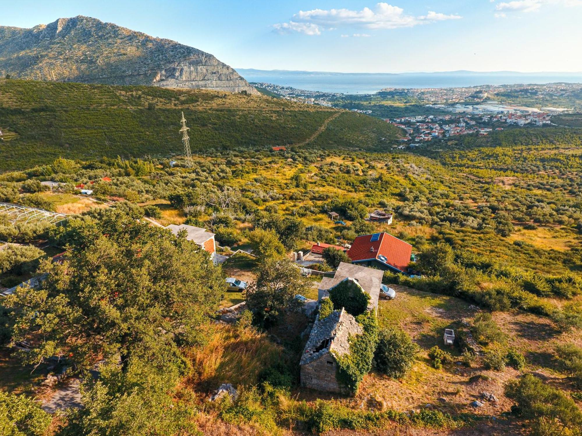 Olive Garden House In Zrnovnica With A View & Bbq Žrnovnica Exterior foto